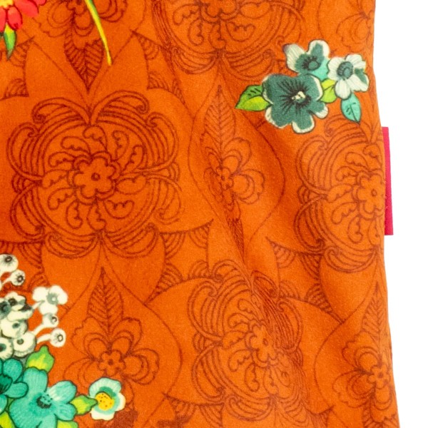 Bolso tote de terciopelo HANAMI canela