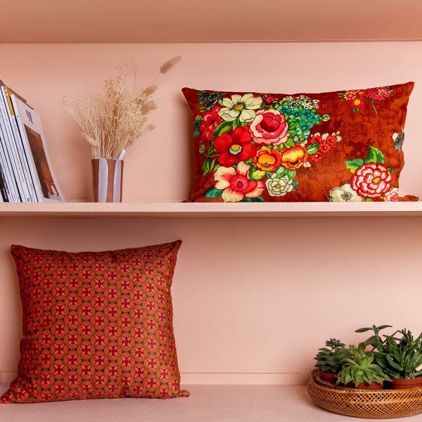 Housse de coussin velours HANAMI...