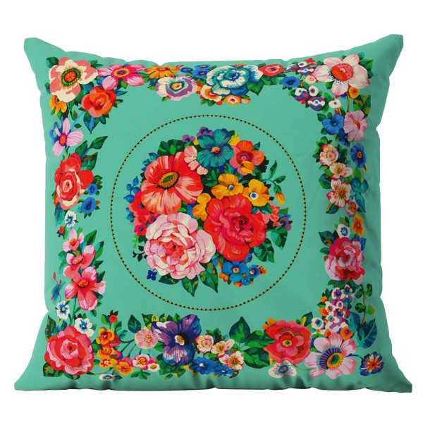 Outdoor cushion cover HOLY blue 45x45 cm