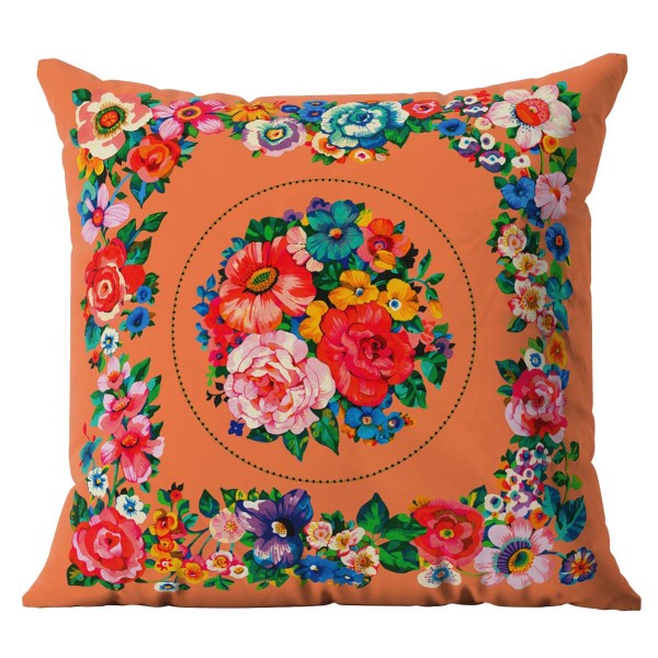 Housse de coussin extérieur HOLY orange