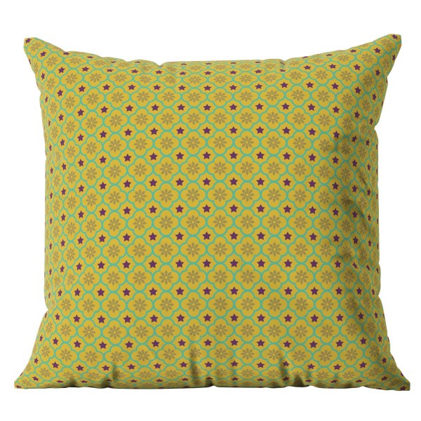 Housse de coussin extérieur ORIENT jaune
