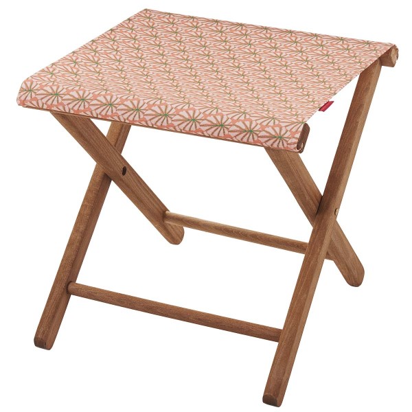 Wooden folding stool MOOREA nude