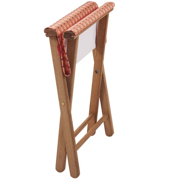 Taburete plegable de madera ORIENT rosa