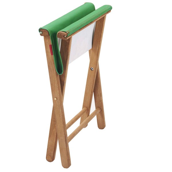 Wooden folding stool HOLY green