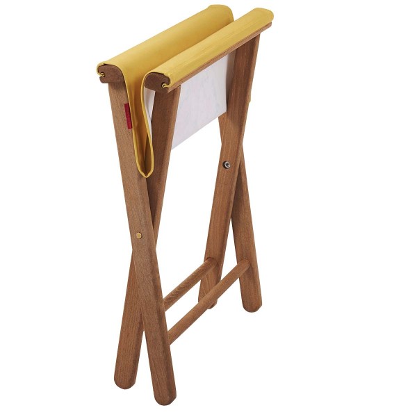 Wooden folding stool HOLY yellow
