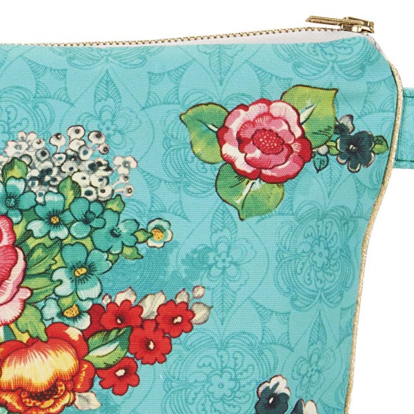 Pochette HANAMI turquoise