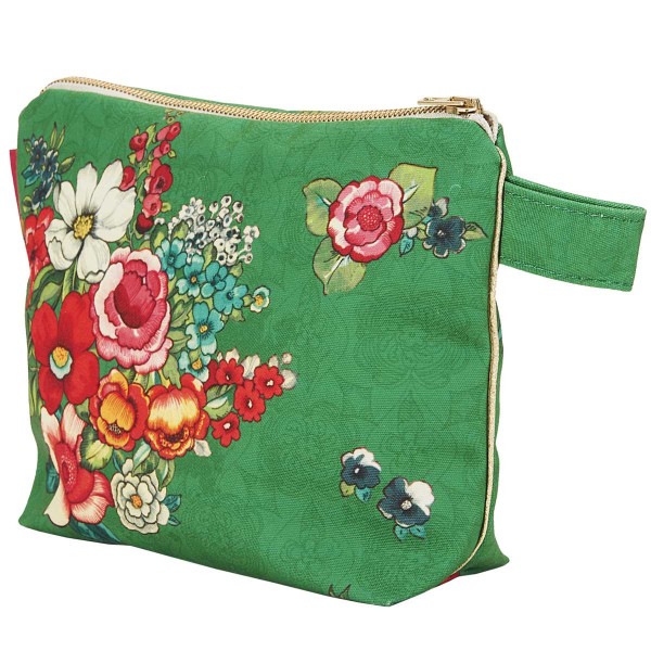 Pouch HANAMI green 19x28cm