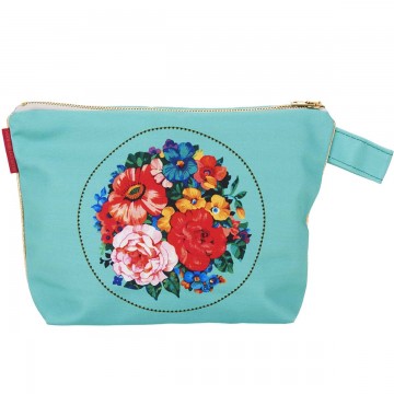 Pouch HOLY blue 19x28cm
