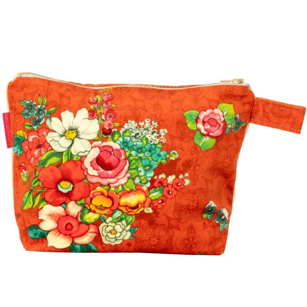 Samt-Clutch HANAMI Orange