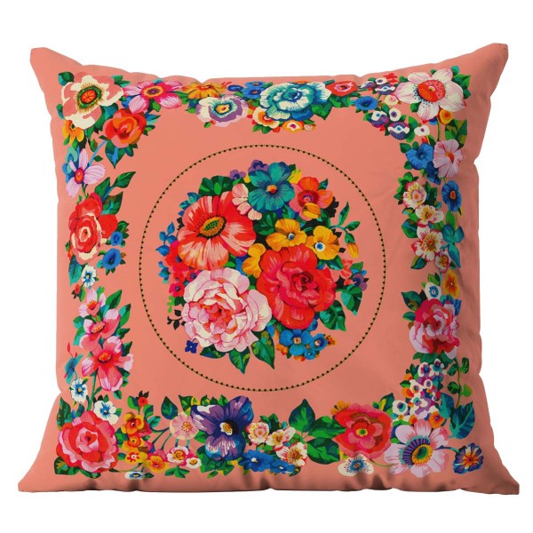 Housse de coussin extérieur HOLY rose