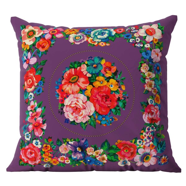 Housse de coussin extérieur HOLY violet