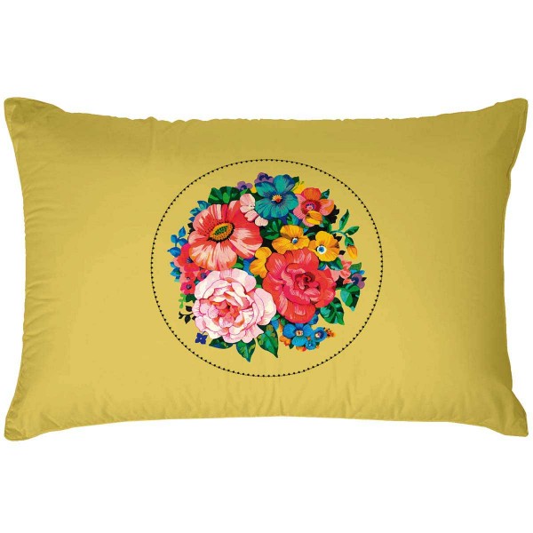Outdoor cushion cover HOLY yellow 40x60