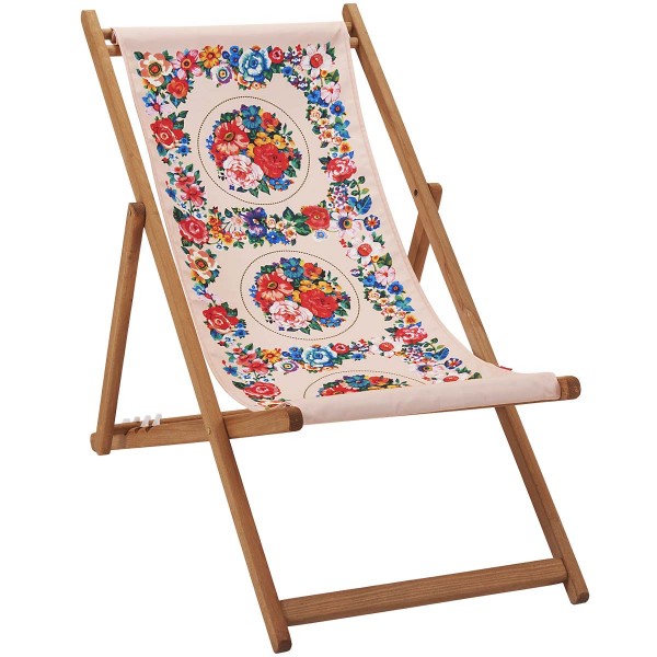 Deckchair canvas HOLY nude
