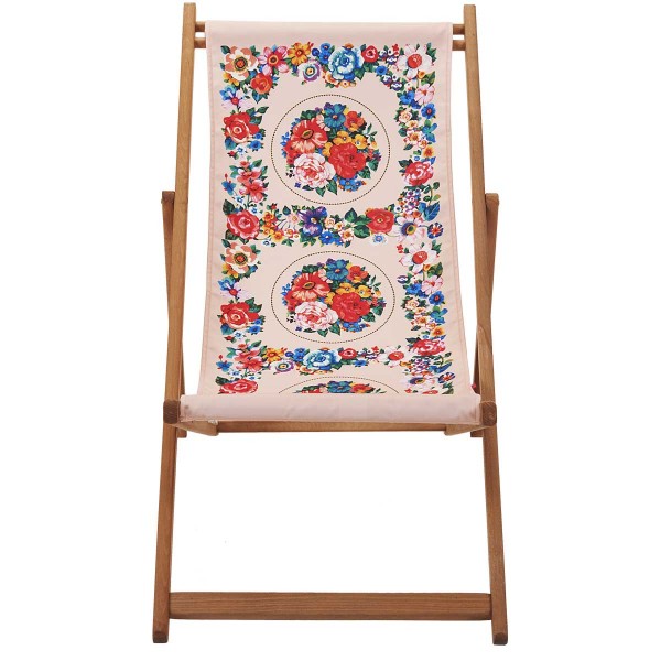 Beech Wood Deckchair HOLY nude