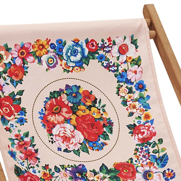 Beech Wood Deckchair HOLY nude