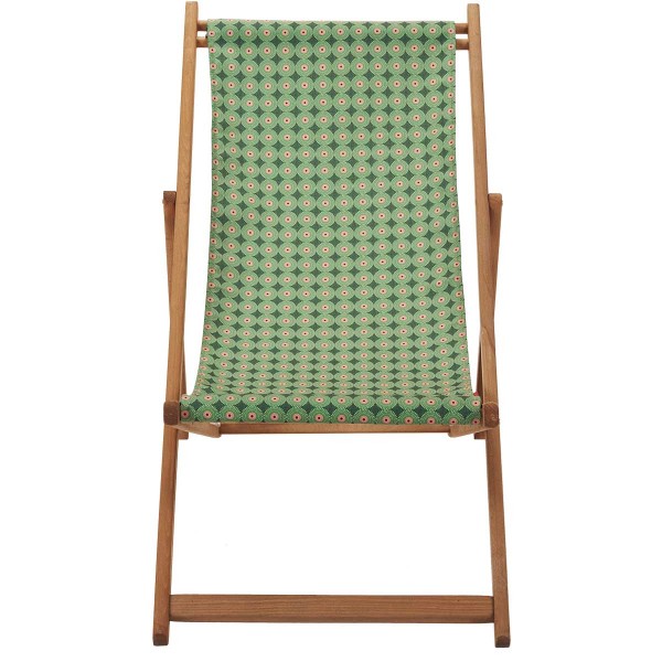 Beech Wood Deckchair HANOI green