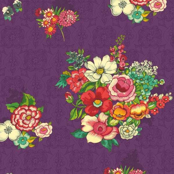 Toile de transat HANAMI violet