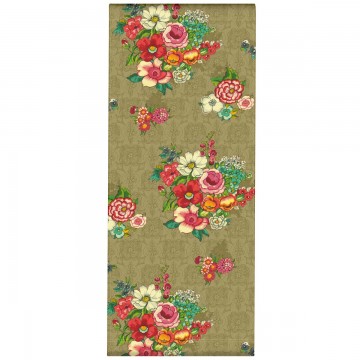 Deckchair canvas HANAMI brown