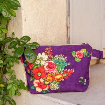 Pouch HANAMI purple 19x28cm 2