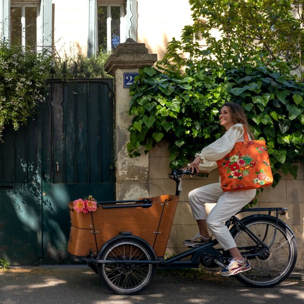 Beach bag HANAMI orange