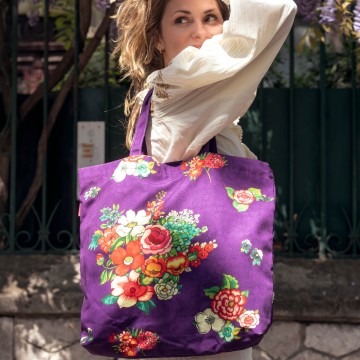 Strandtasche HANAMI Lila 2
