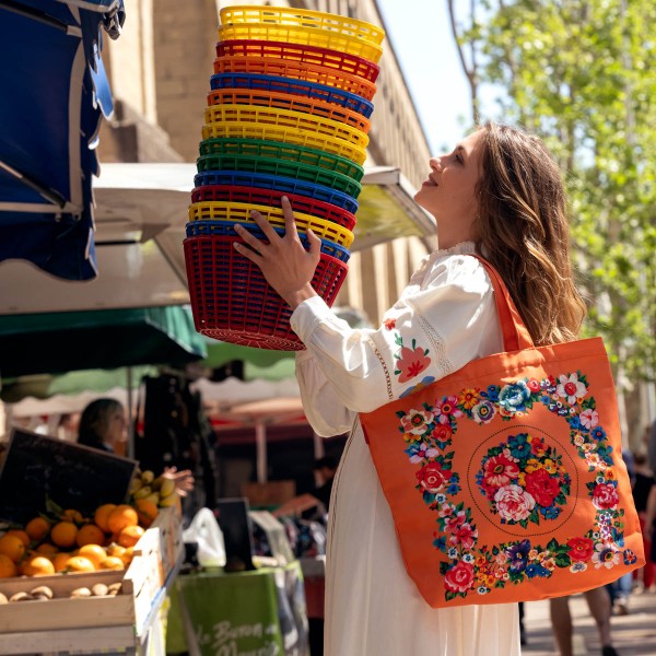 Beach bag HOLY orange