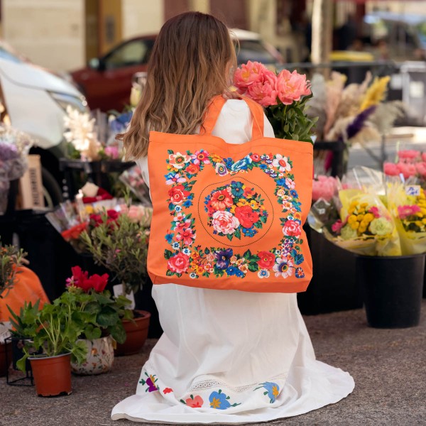 Beach bag HOLY orange
