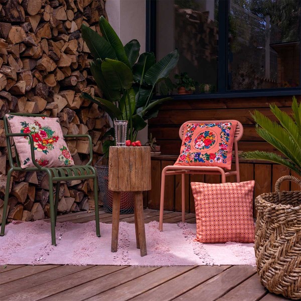 Outdoor cushion cover HANAMI nude...