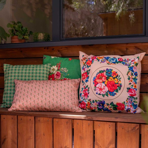 Housse de coussin extérieur HOLY nude