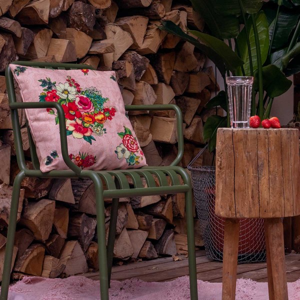 Outdoor cushion cover HANAMI nude...