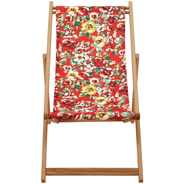 Deckchair RITA rouge