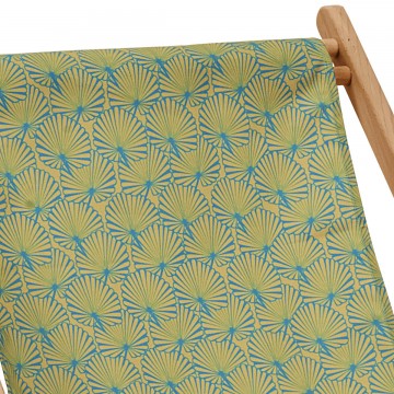 Deckchair TROPICAL doré 2
