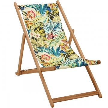 Beech Wood Deckchair BAMBOO
