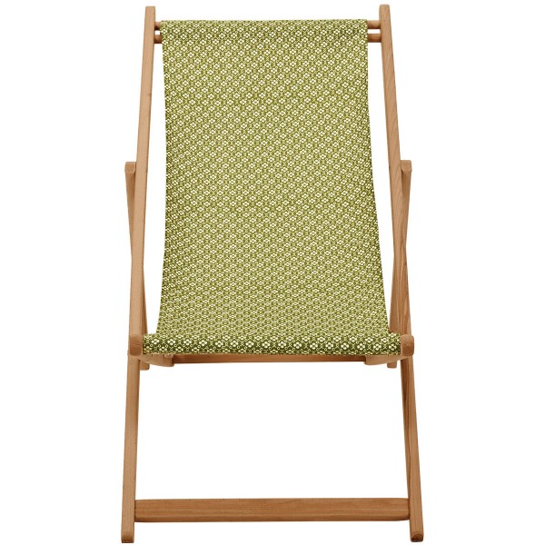 Beech Wood Deckchair ROSALIE brown
