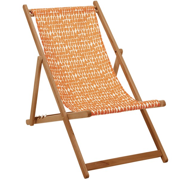 Deckchair ZANZIBAR orange