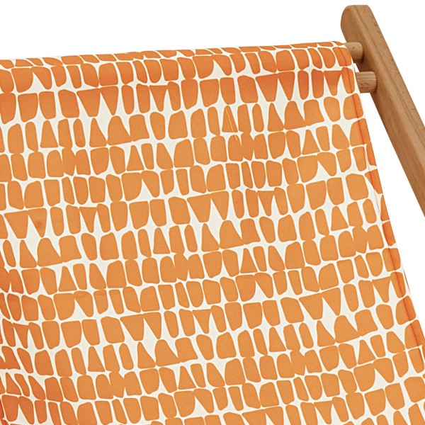 Deckchair ZANZIBAR orange