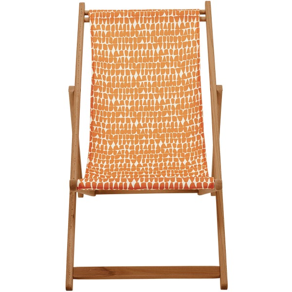 Deckchair ZANZIBAR orange