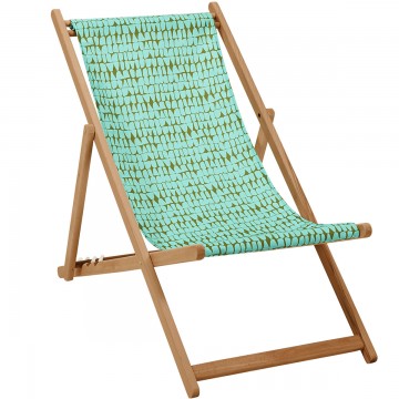 Deckchair ZANZIBAR turquoise