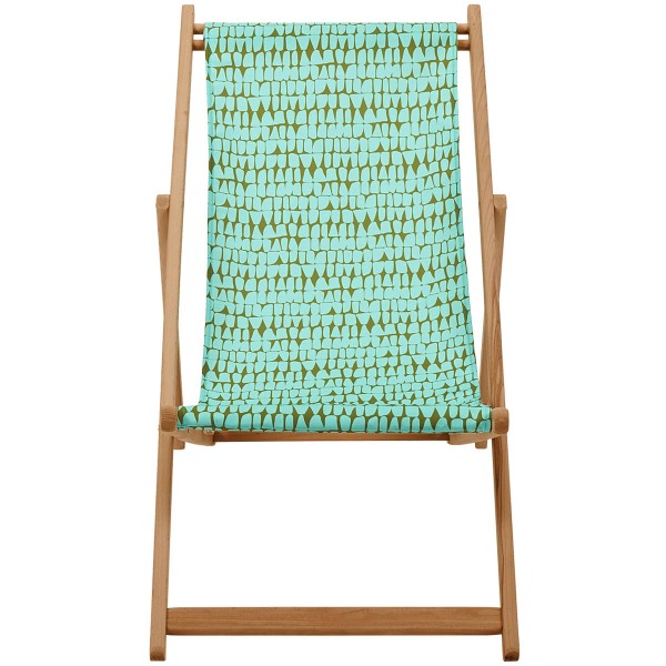 Deckchair ZANZIBAR turquoise