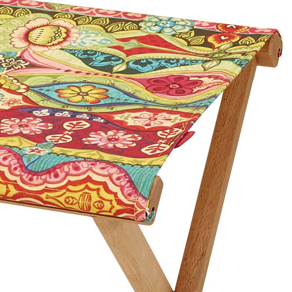 Wooden folding stool BOHEME