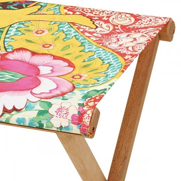 Wooden folding stool PAJARO 2