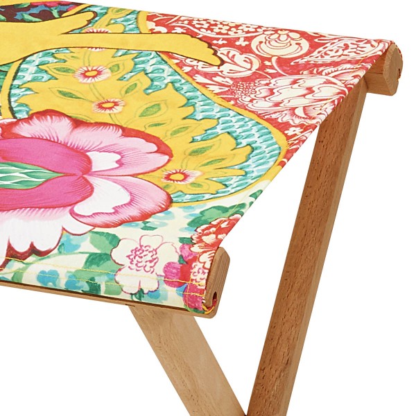 Wooden folding stool PAJARO