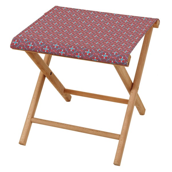 Pescador plegable Lotus Rojo