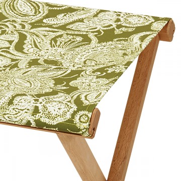 Holzklapphocker JASMIN Khaki 2