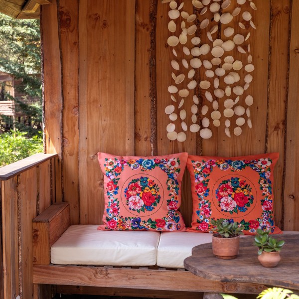 Housse de coussin extérieur HOLY nude