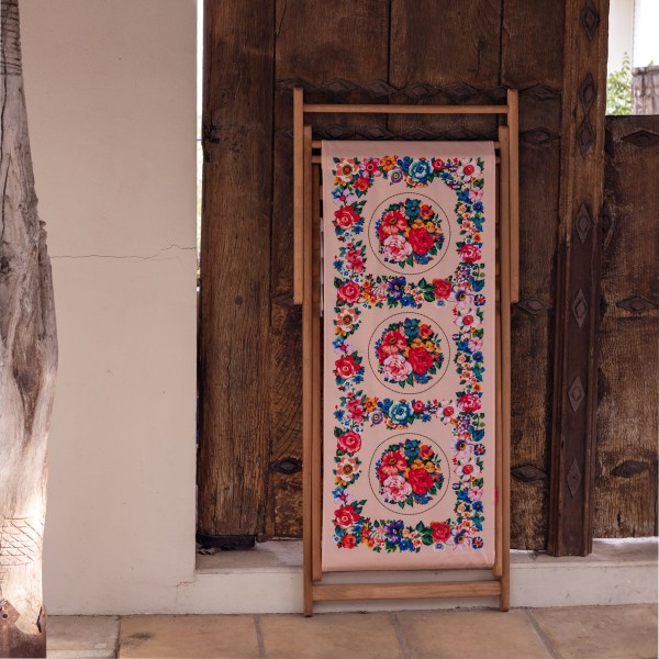 Beech Wood Deckchair HOLY nude