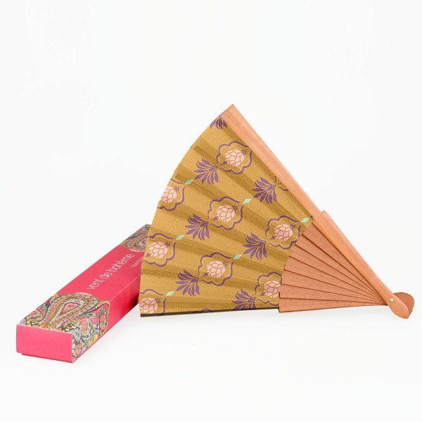 Eventail VICTORIA tabac