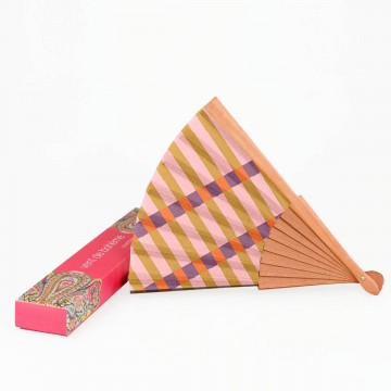 Eventail MAHE rose 2