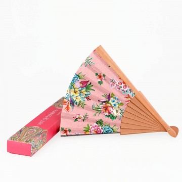 Eventail TAÏNA rose 2