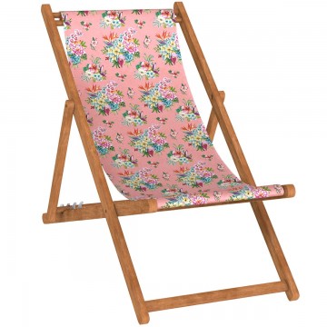 Beech Wood Deckchair TAÏNA...